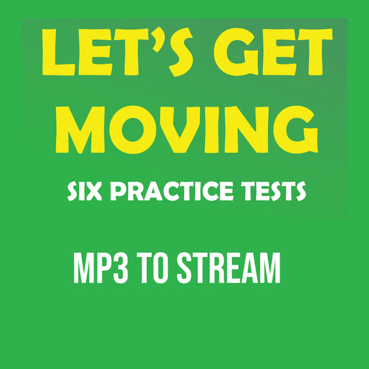 Let's Get Moving MP3 Audio (to stream)